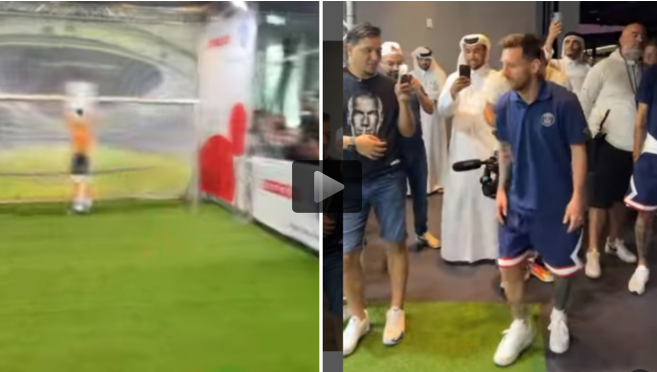 Lionel Messi vs Robotic Goalkeeper